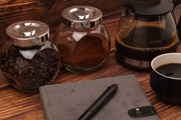 Boire du café, donner de l'énergie pour travailler, lire et écrire.