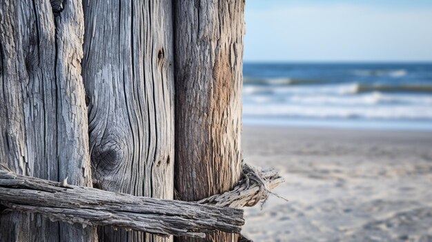 Photo le bois altéré et le charme de la côte