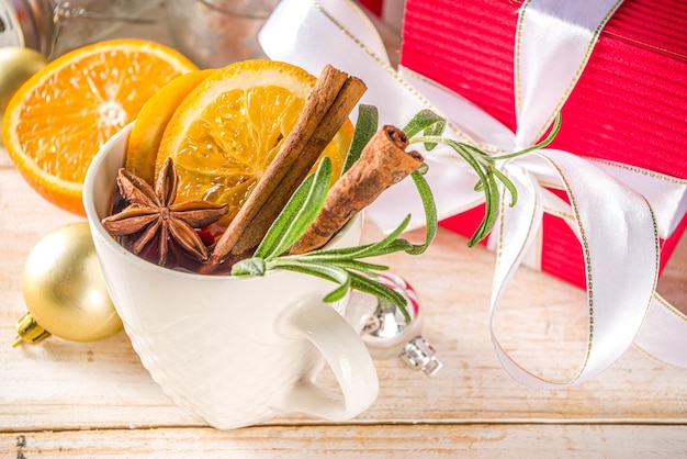 Boisson alcoolisée chaude au vin chaud