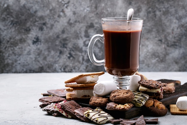 Boisson au chocolat chaud fait maison