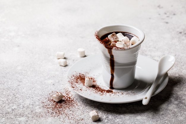 Boisson au chocolat chaud de Noël