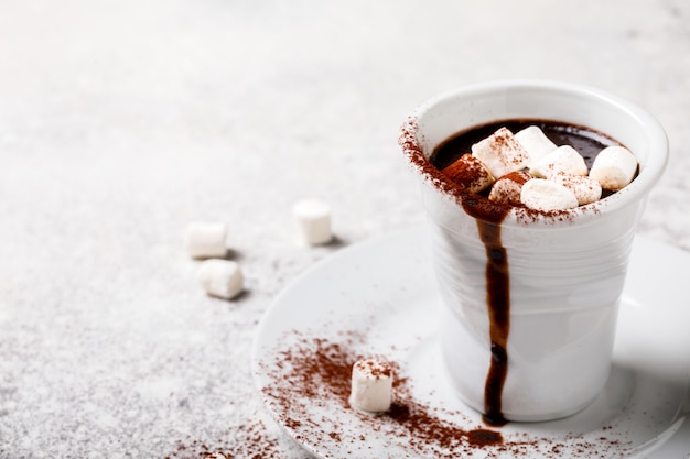 Boisson au chocolat chaud de Noël