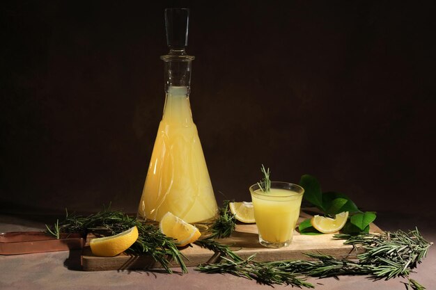 Boisson au citron Limoncello