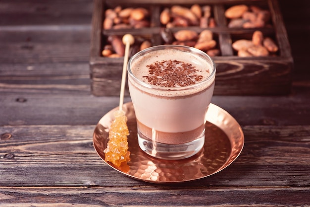 Boisson cacaotée à base de cacao râpé Produit biologique bio