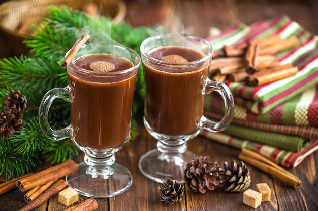 Boisson de Noël au cacao