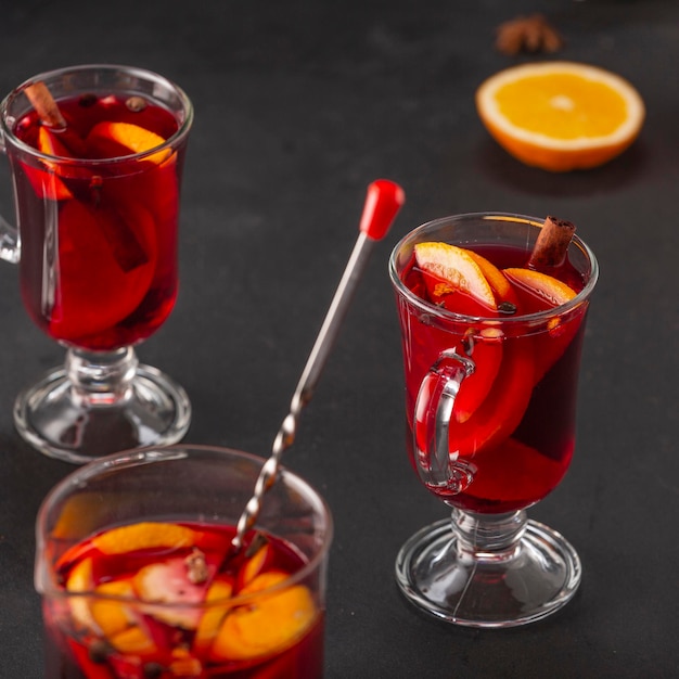 Boisson de noel vin chaud