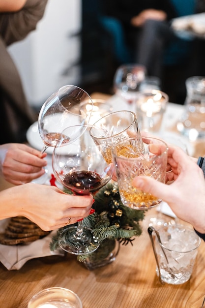 Boissons alcoolisées au restaurant vin bière et cocktails