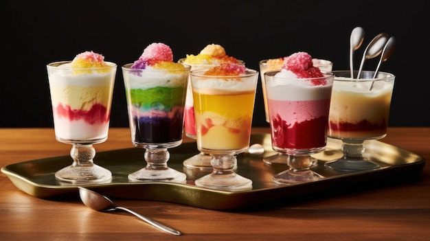 boissons de dessert papier peint HD 8K Image photographique en stock