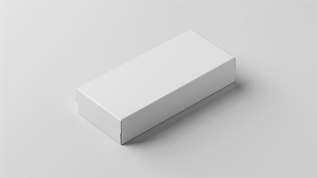 une boîte blanche avec une boite blanche dessus