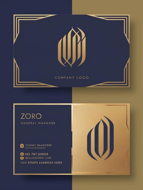 une boîte bleue et dorée avec le logo de zigzag