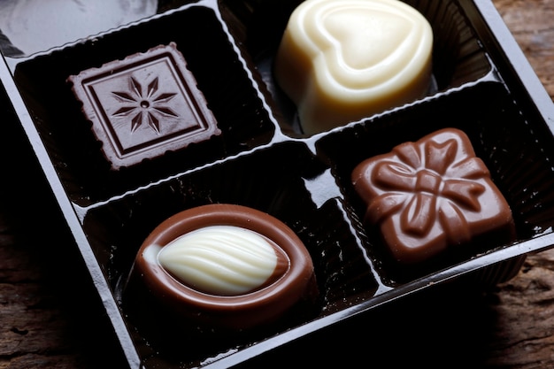 Boîte de bonbon au chocolat