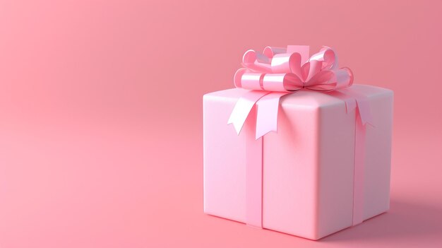 Boîte cadeau rose