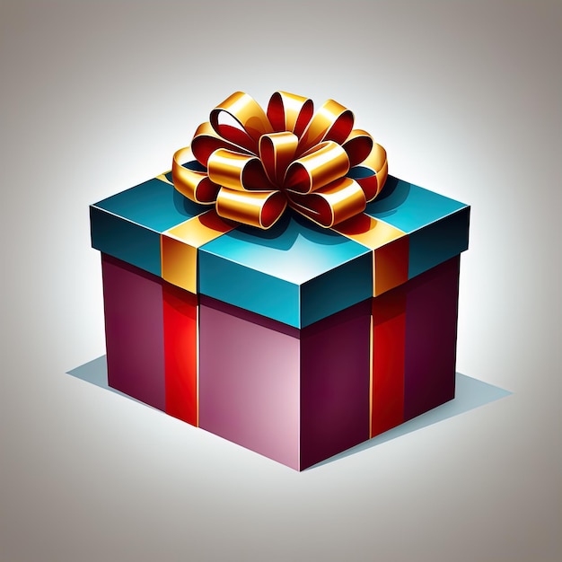 boîte-cadeau avec vecteur de rubancoffrets cadeaux avec illustration vectorielle de ruban arc