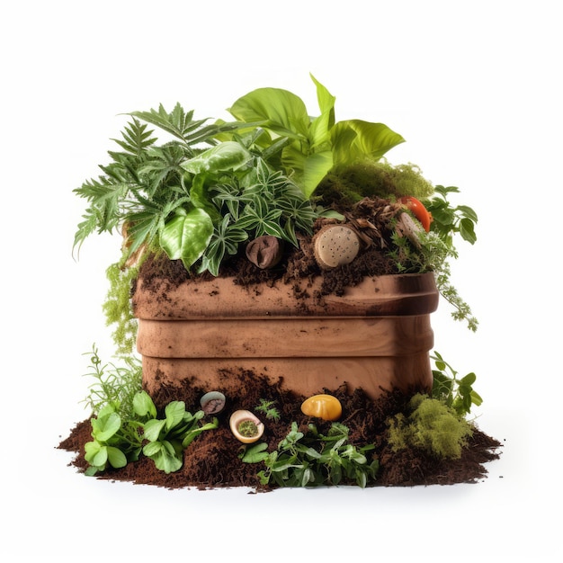 Boîte à compost de jardin