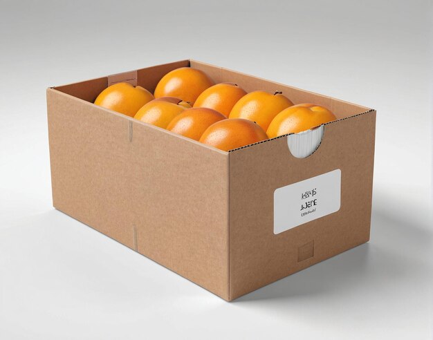 une boîte d'oranges