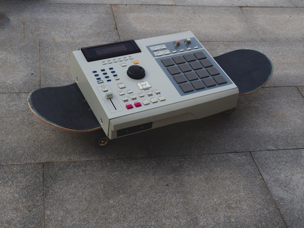 Boîte à rythmes d'instruments de musique électroniques pour créer de la musique rap instrumentale hiphop