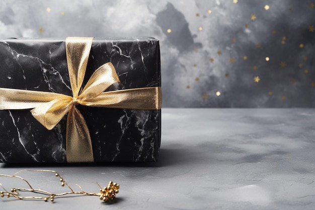 Des boîtes cadeaux de Noël incroyables, des boîtes cadeaux d'anniversaire, des célébrations joyeuses du Nouvel An en or générées par l'IA.