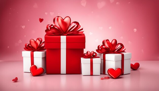 des boîtes à cadeaux pour la Saint-Valentin