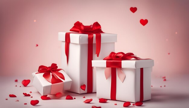 des boîtes à cadeaux pour la Saint-Valentin
