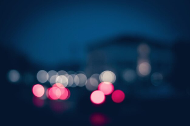 Bokeh brouillant le concept de couleurs urbaines