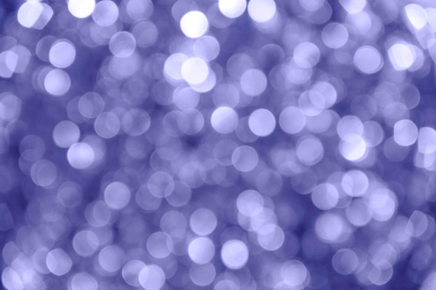 Bokeh dans la couleur tendance de l'année 2022 Very Peri Color of the year 2022