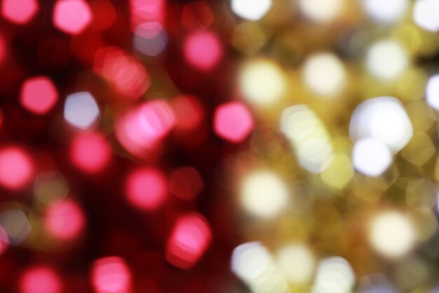 Bokeh fond rouge jaune