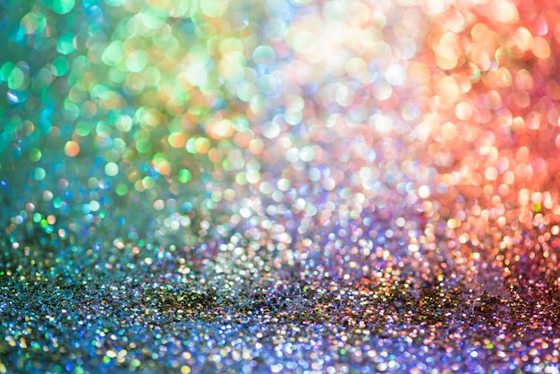 Bokeh glitter Colorfull floue abstrait pour anniversaire