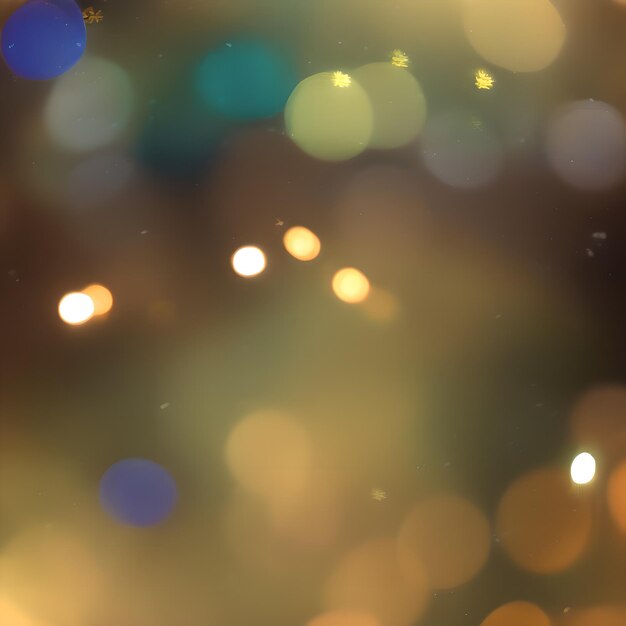 Photo bokeh de la lumière dans la nuit