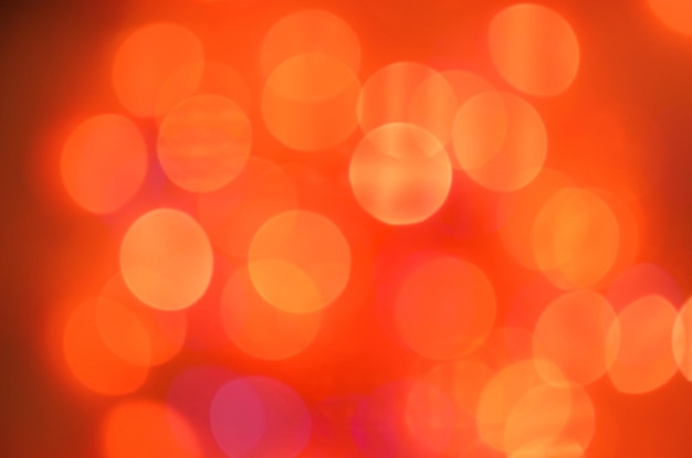 Bokeh orange abstrait