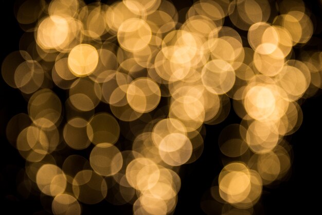 Bokeh s&#39;allume. Belle lumière de noël