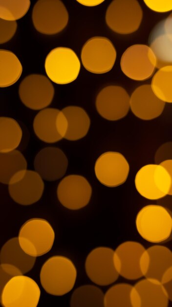 Bokeh scintillant dans la rue