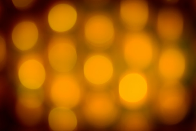 Bokeh de vacances jaune. Abstrait