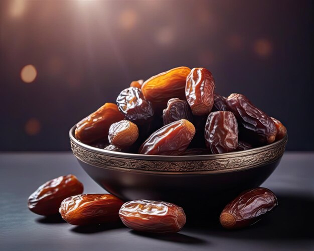 un bol d'amandes avec le mot amandes sur le côté