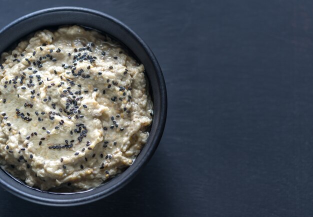 Photo bol de baba ghanoush