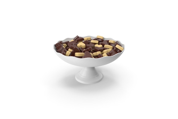 bol de bonbons au chocolat