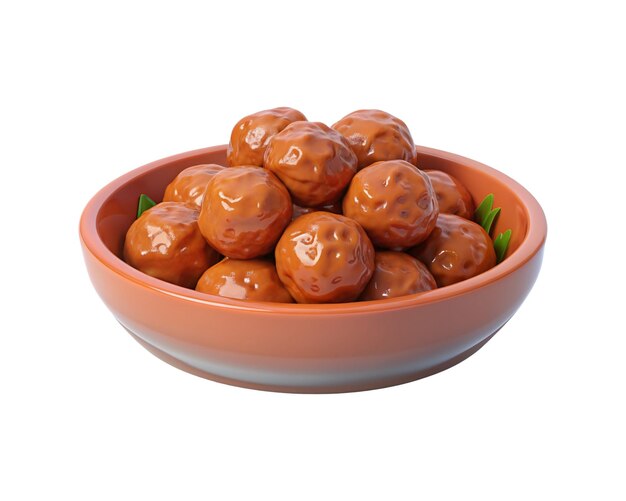 un bol de chocolats avec le mot gluten dessus
