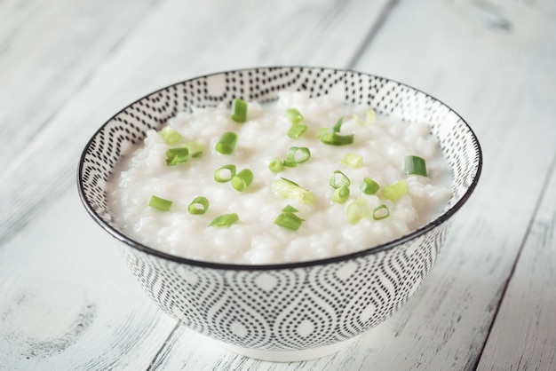 Bol de congee - Bouillie de riz asiatique