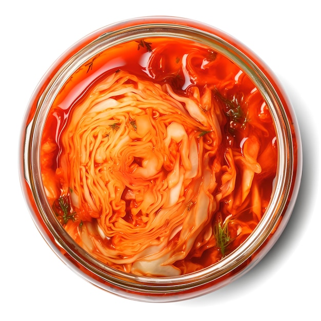 un bol de kimchi