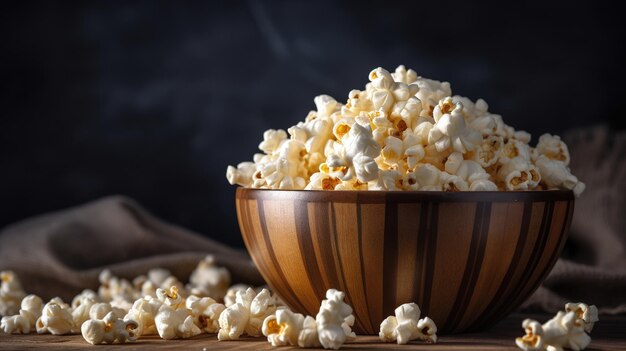 un bol de pop-corn