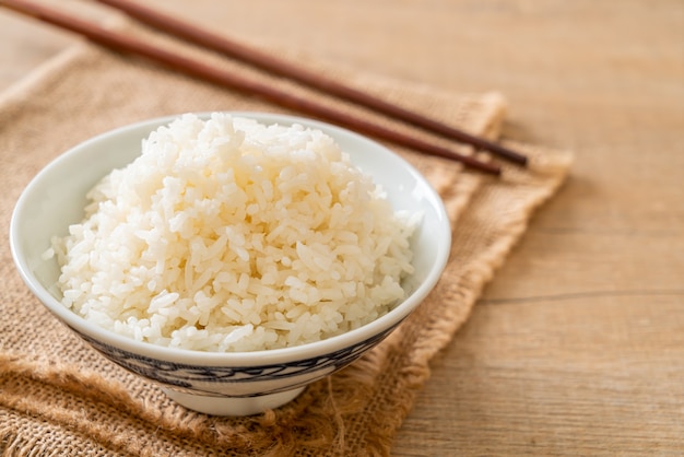 bol de riz blanc cuit