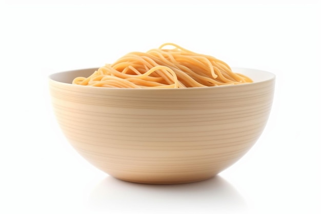 Bol à spaghetti Cuisine italienne cuite Generate Ai