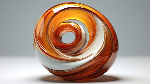 Un bol en verre par dale chihuly.