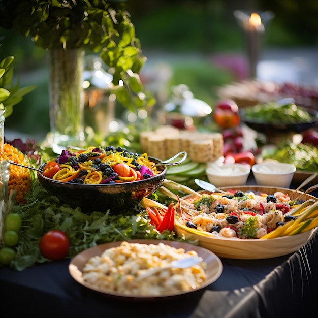 Bon appétit Une réception délicieuse