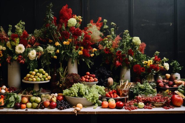 Un bon banquet de récolte