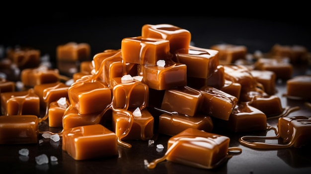 Des bonbons au caramel salés et savoureux