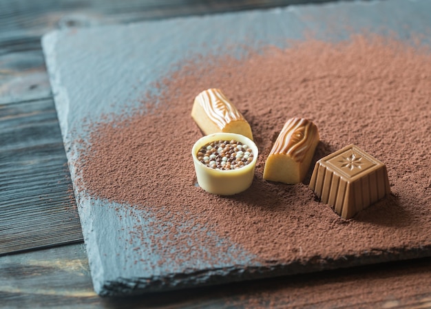 Bonbons Au Chocolat Au Cacao