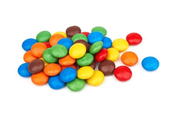 Bonbons sur blanc