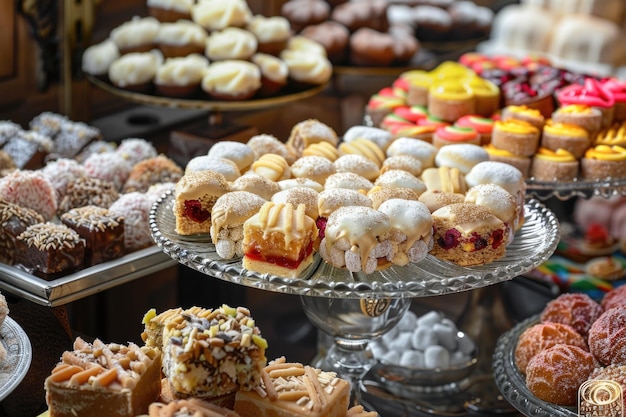 Des bonbons du Moyen-Orient pour les fêtes arabes traditionnelles