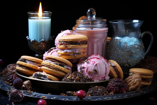 Photo les bonbons de l'épiphanie une révélation de saveur