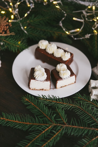 Bonbons faits à la main à Noël.